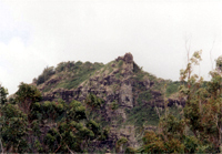 Looking straight at the chin of the Sleeping Giant