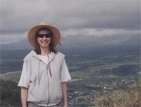 Victory photo for Melanie at top of Sleeping Giant