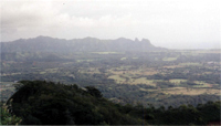 View looking north, toward Makaleha Mountains