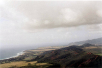 View looking south east, toward Lihue